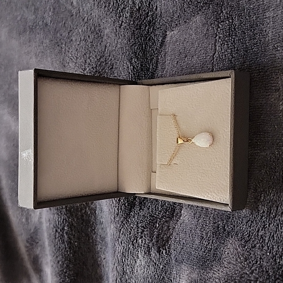 adita jewe Jewelry - 14K GOLD WHITE OPAL NECKLACE